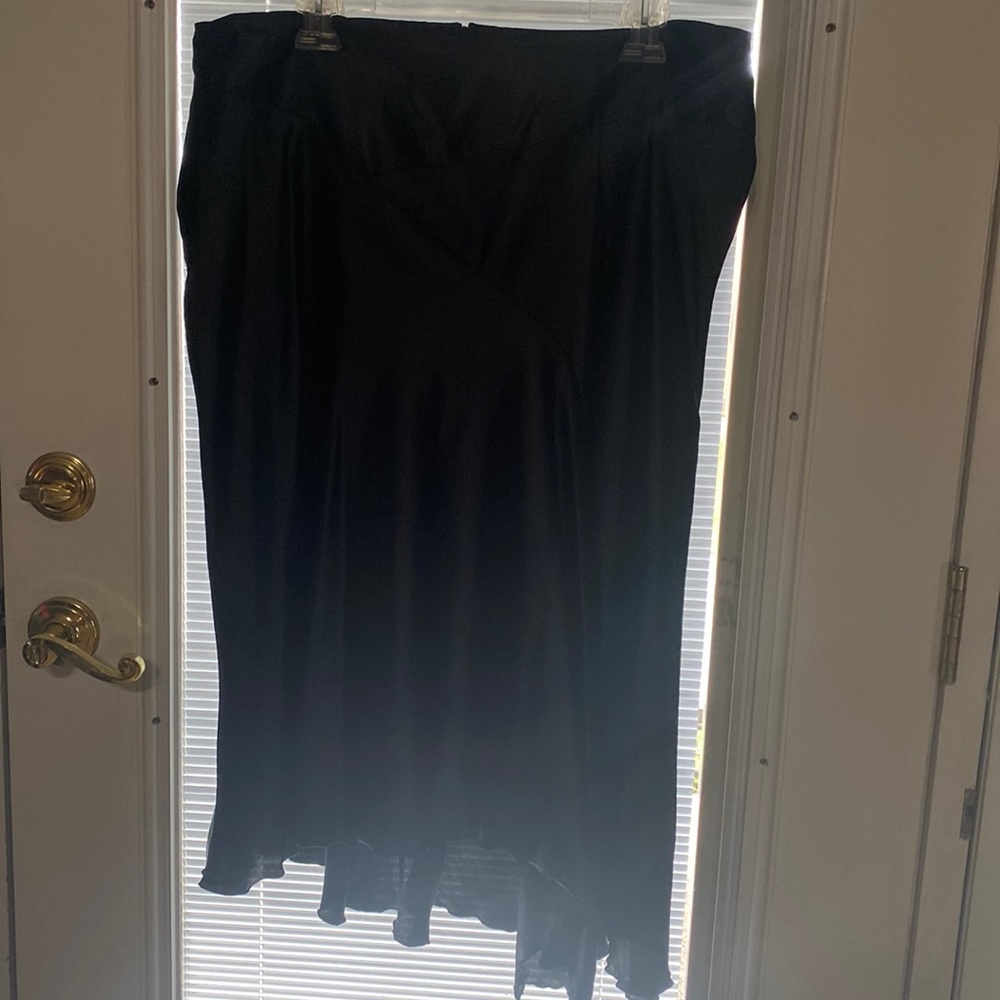 Black Silk skirt